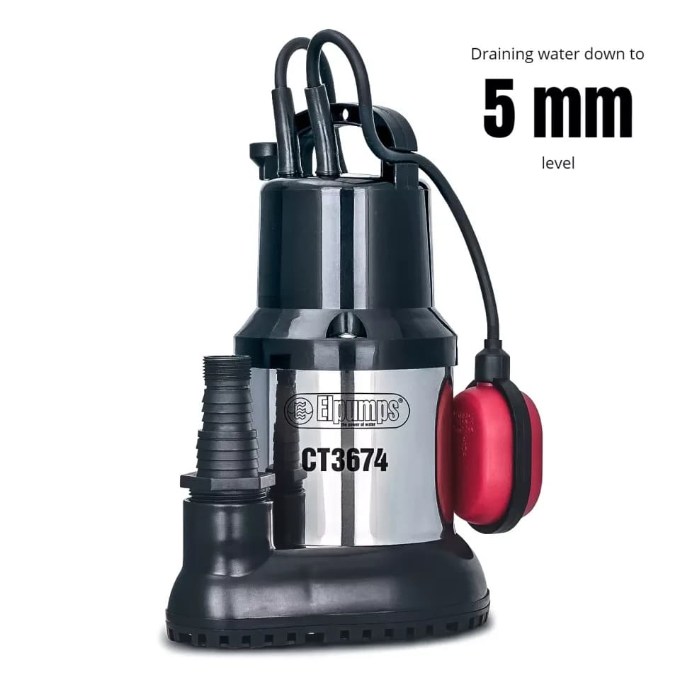 CT 3674 Sump pump, 600 W, 10.800 l/h, 8 m